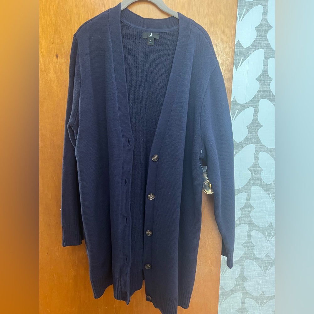 NWT Jason Wu blue cardigan size L